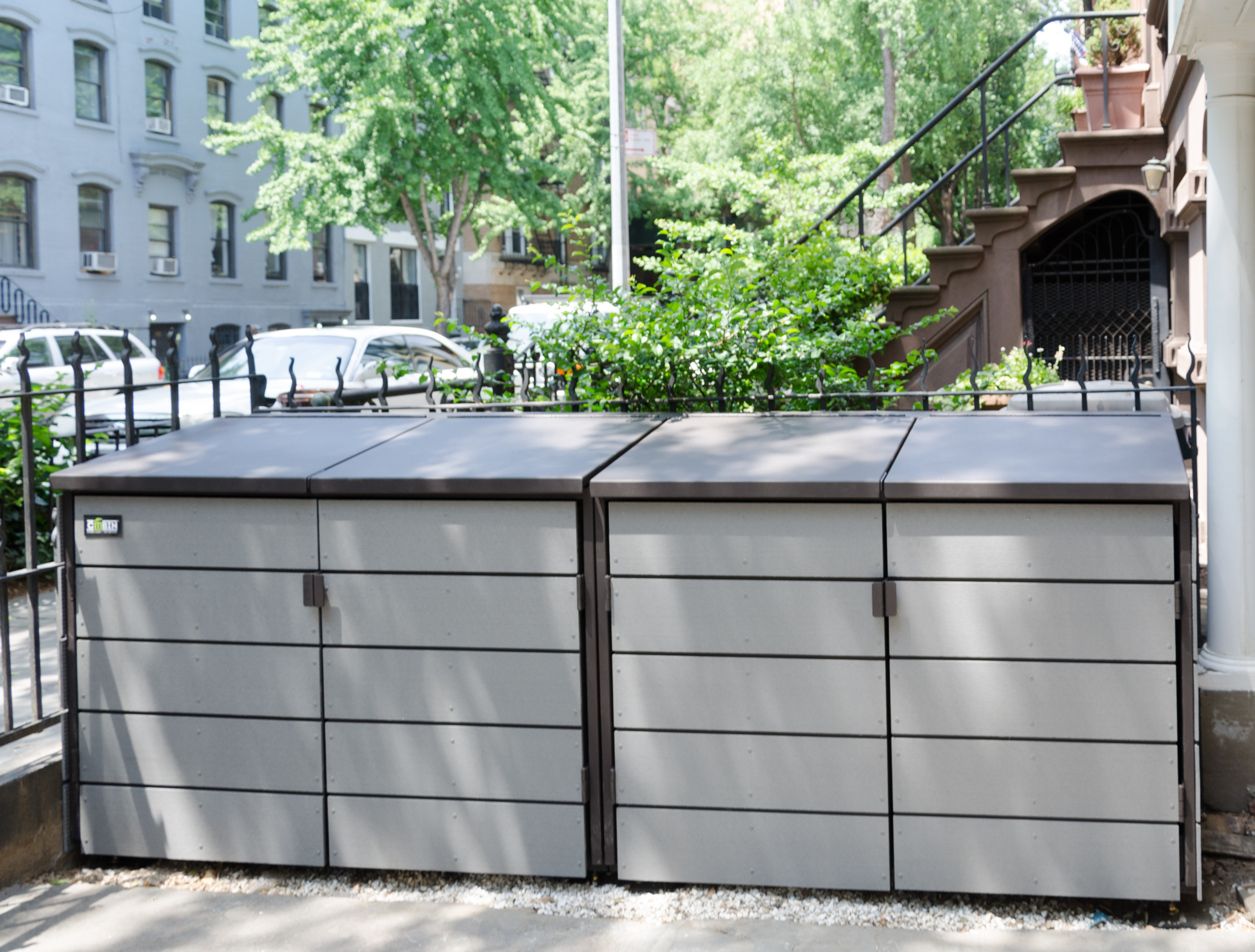 Commercial Trash Can - Designed to Fit Into Landscaping