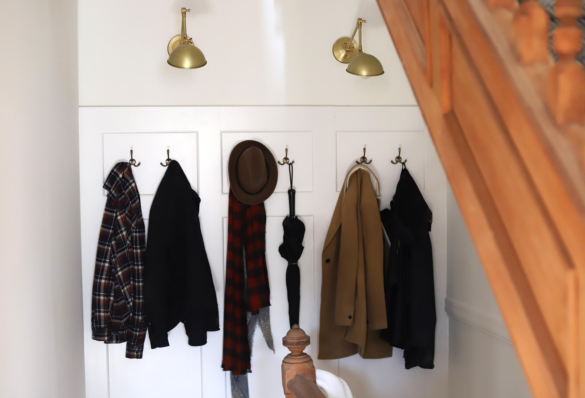 Brownstone Boys: Adding Character With a Custom DIY Coat Nook