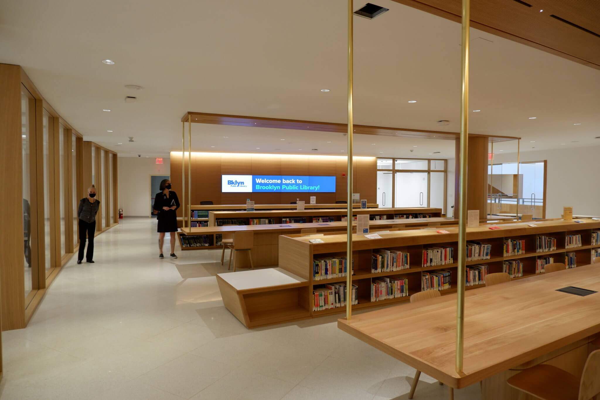 interior of central library, brooklyn