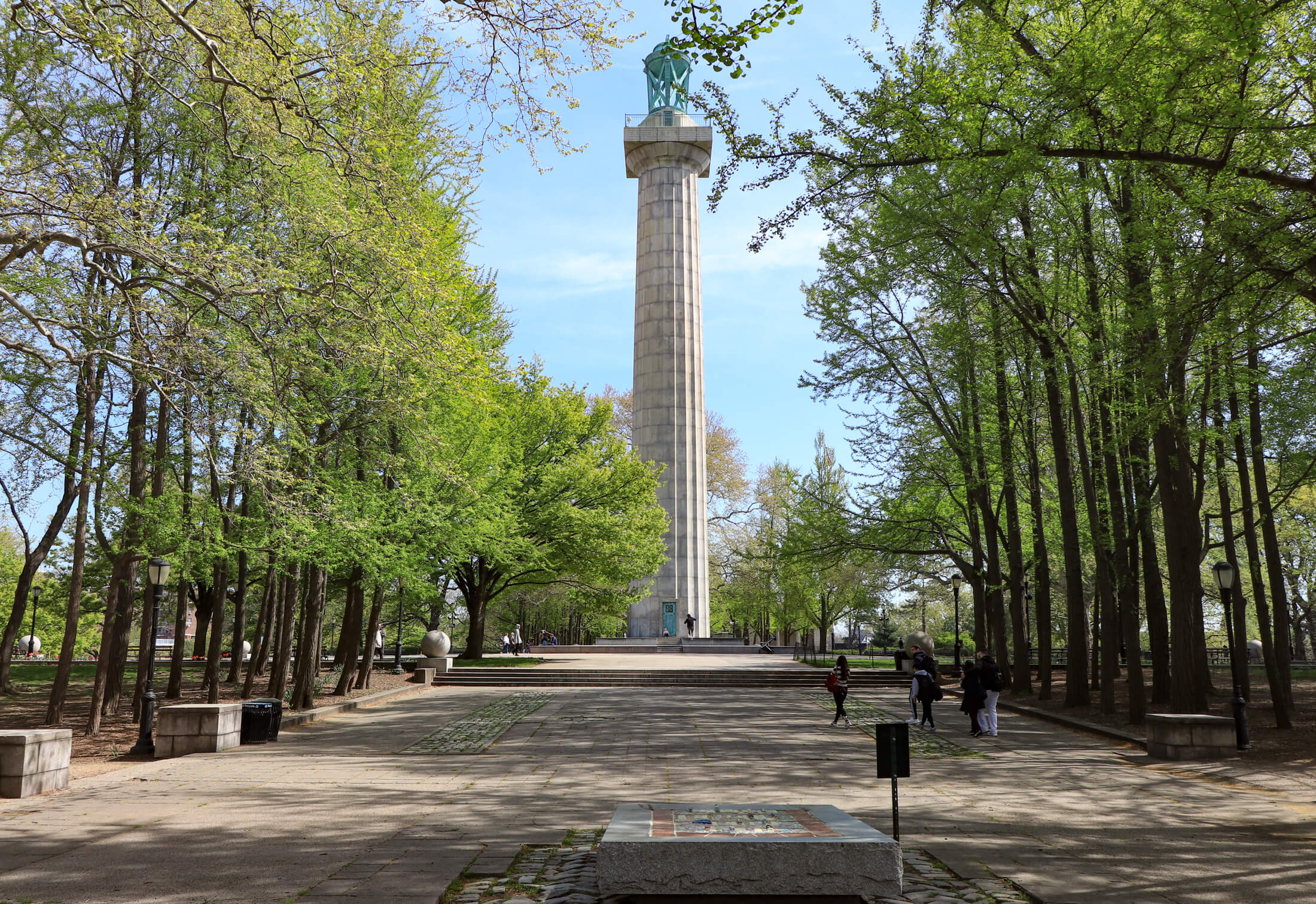 View of the "Western Wing" of the monument in 2019.