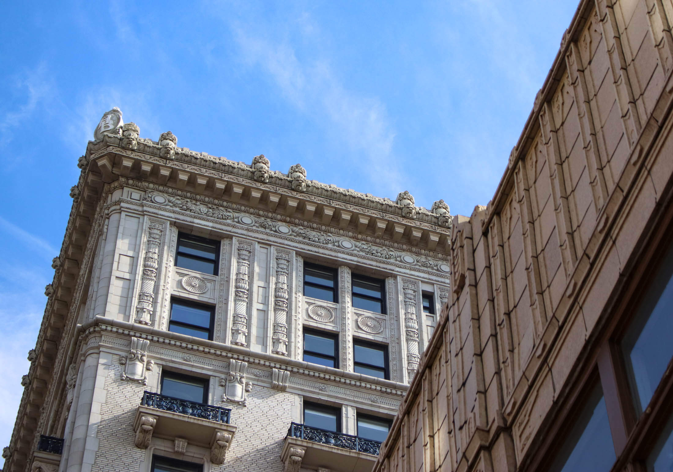 exterior of bossert hotel