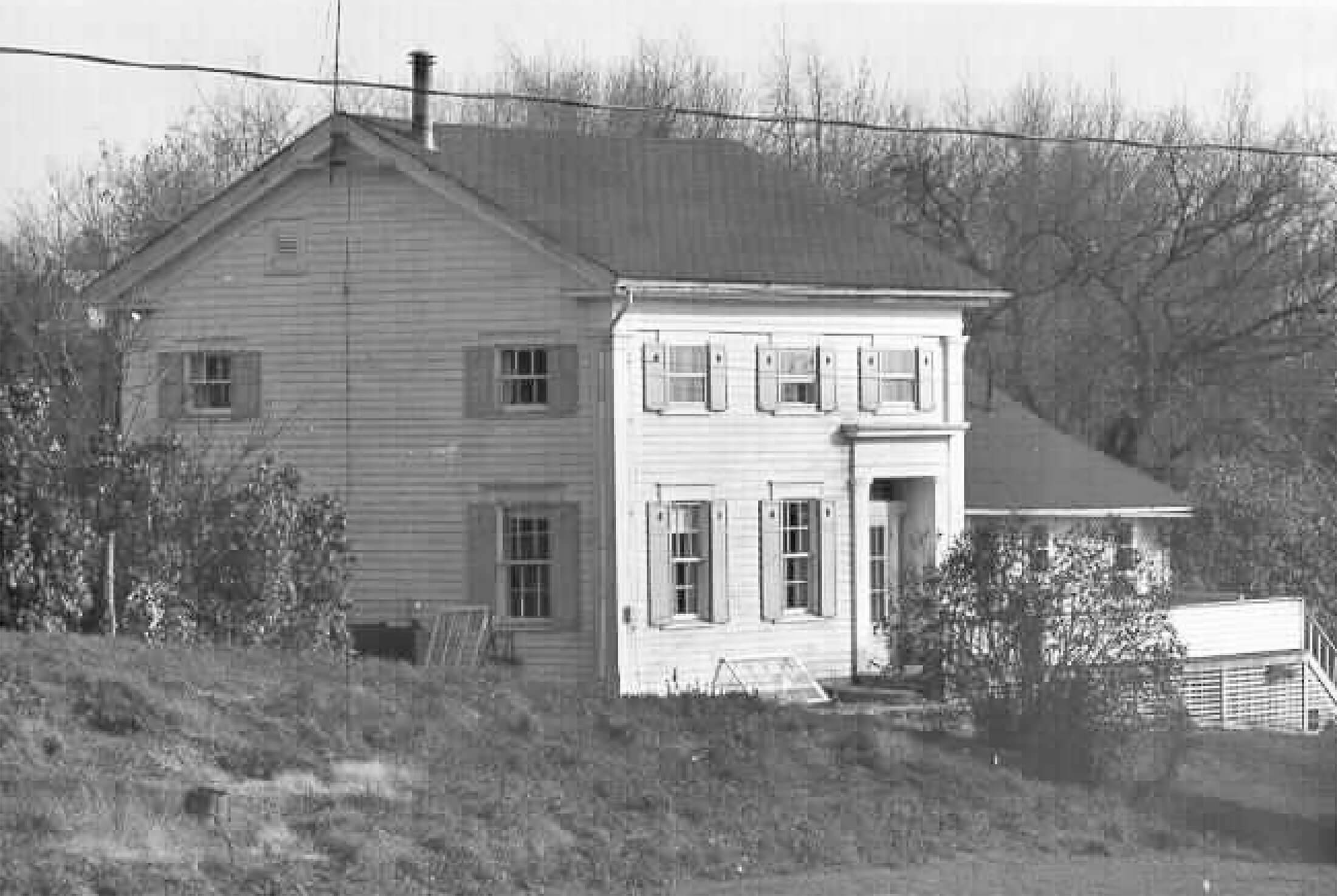 exterior of the house