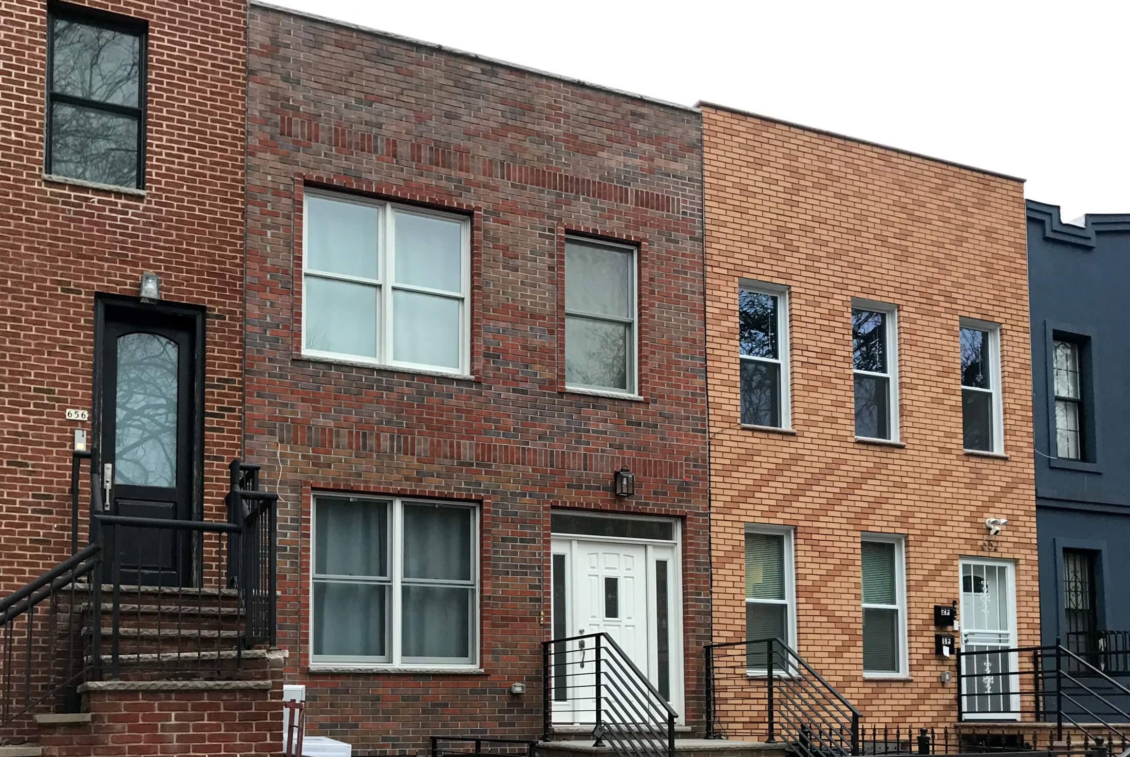 brick facade of 654 chauncey street