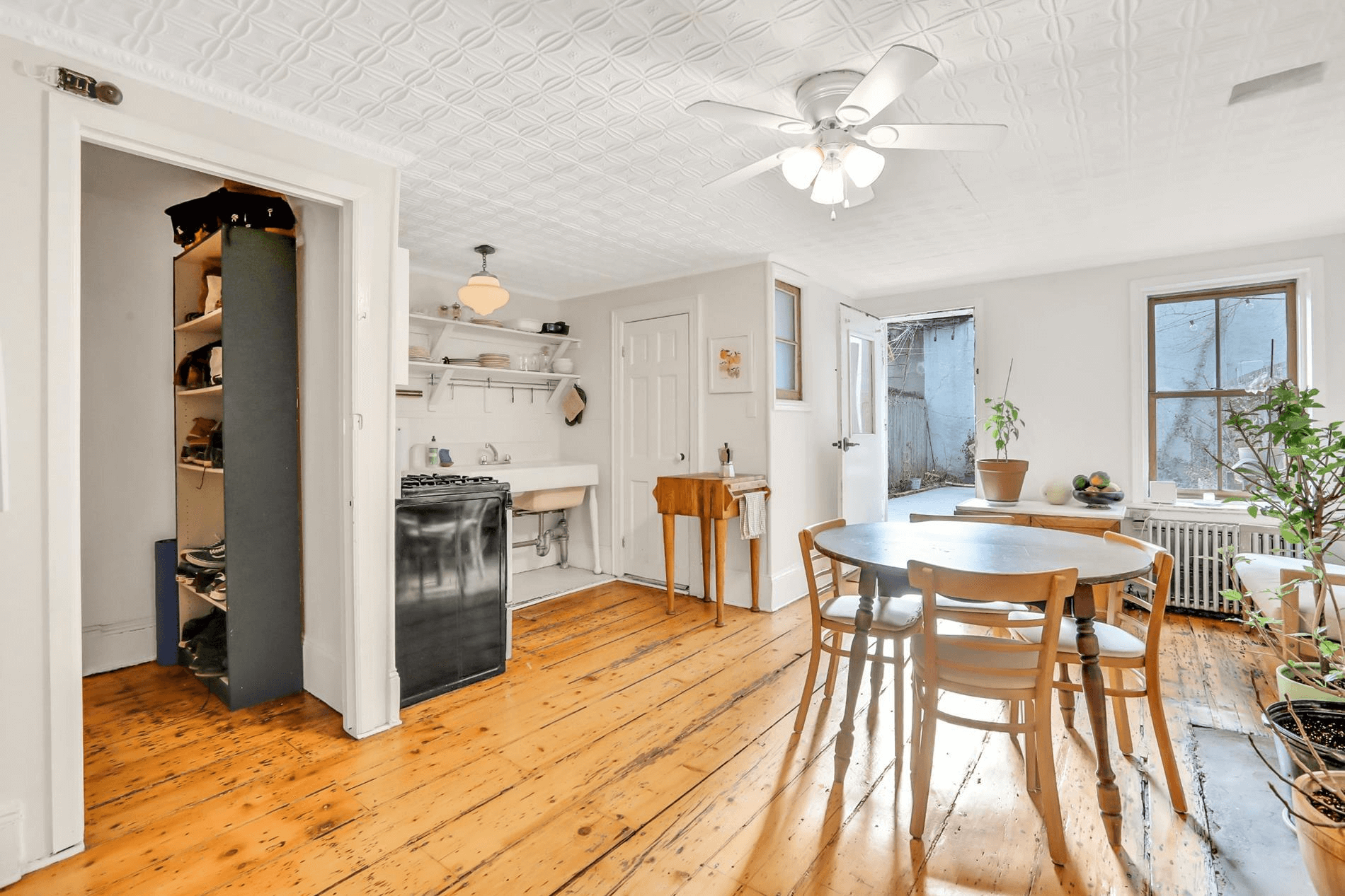 kitchen with dining area