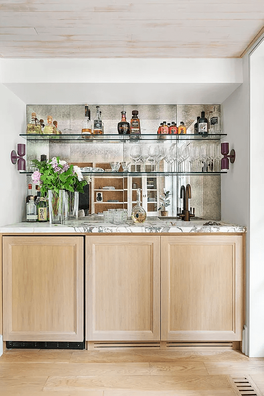 built-in bar