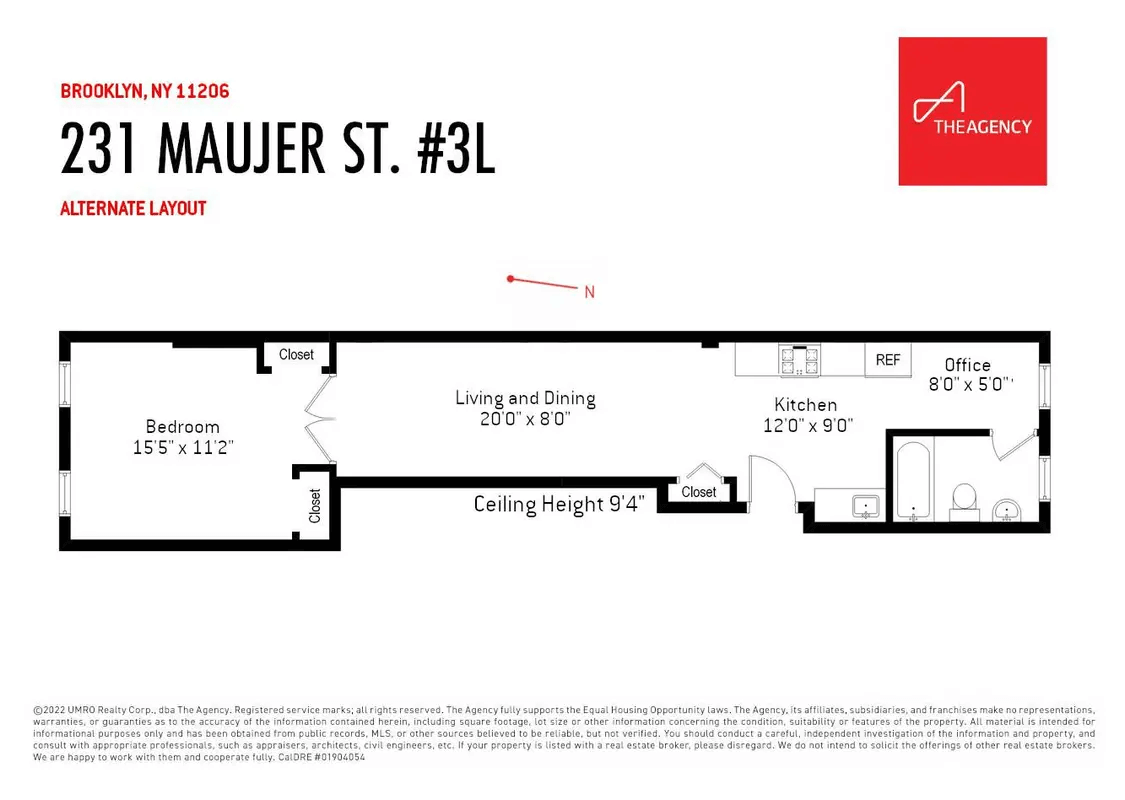 alternate floor plan with open floor plan