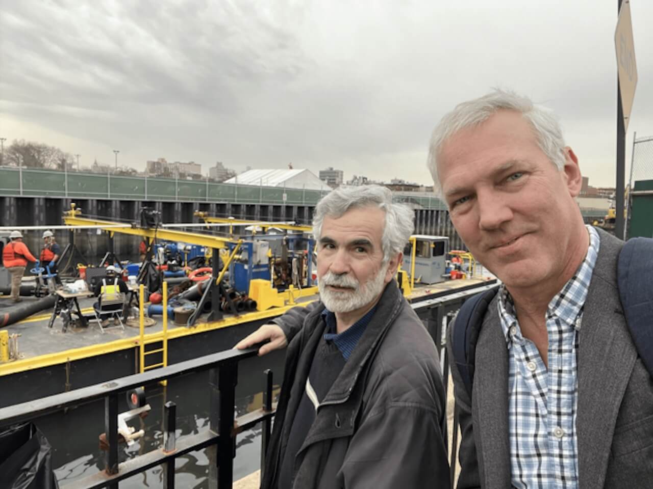 two people at gowanus canal