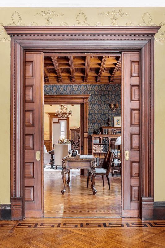 pocket doors in hallway