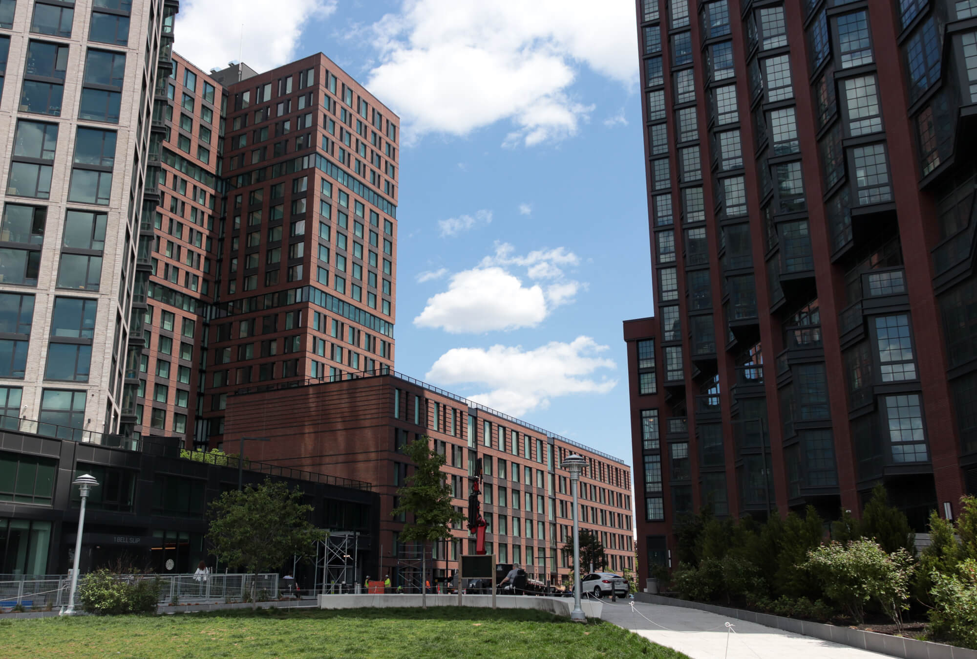 view of the brick 35 commercial street from the waterfront