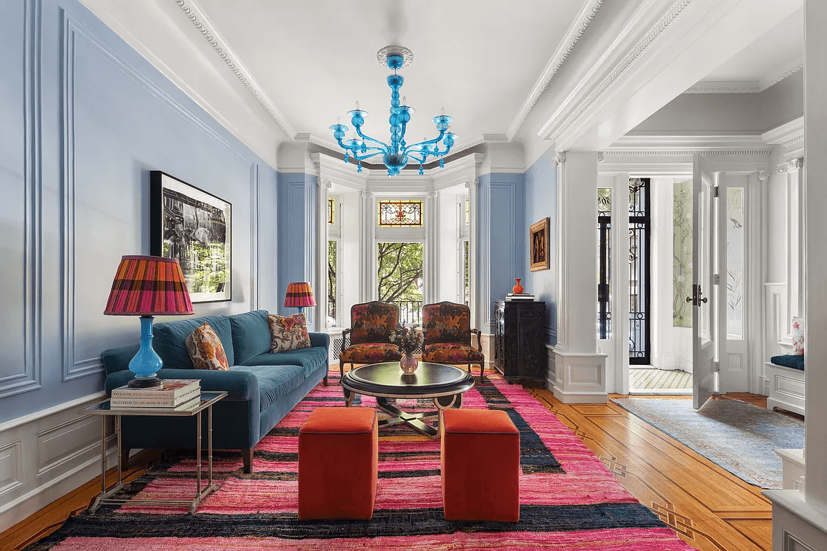 parlor with view of entrance