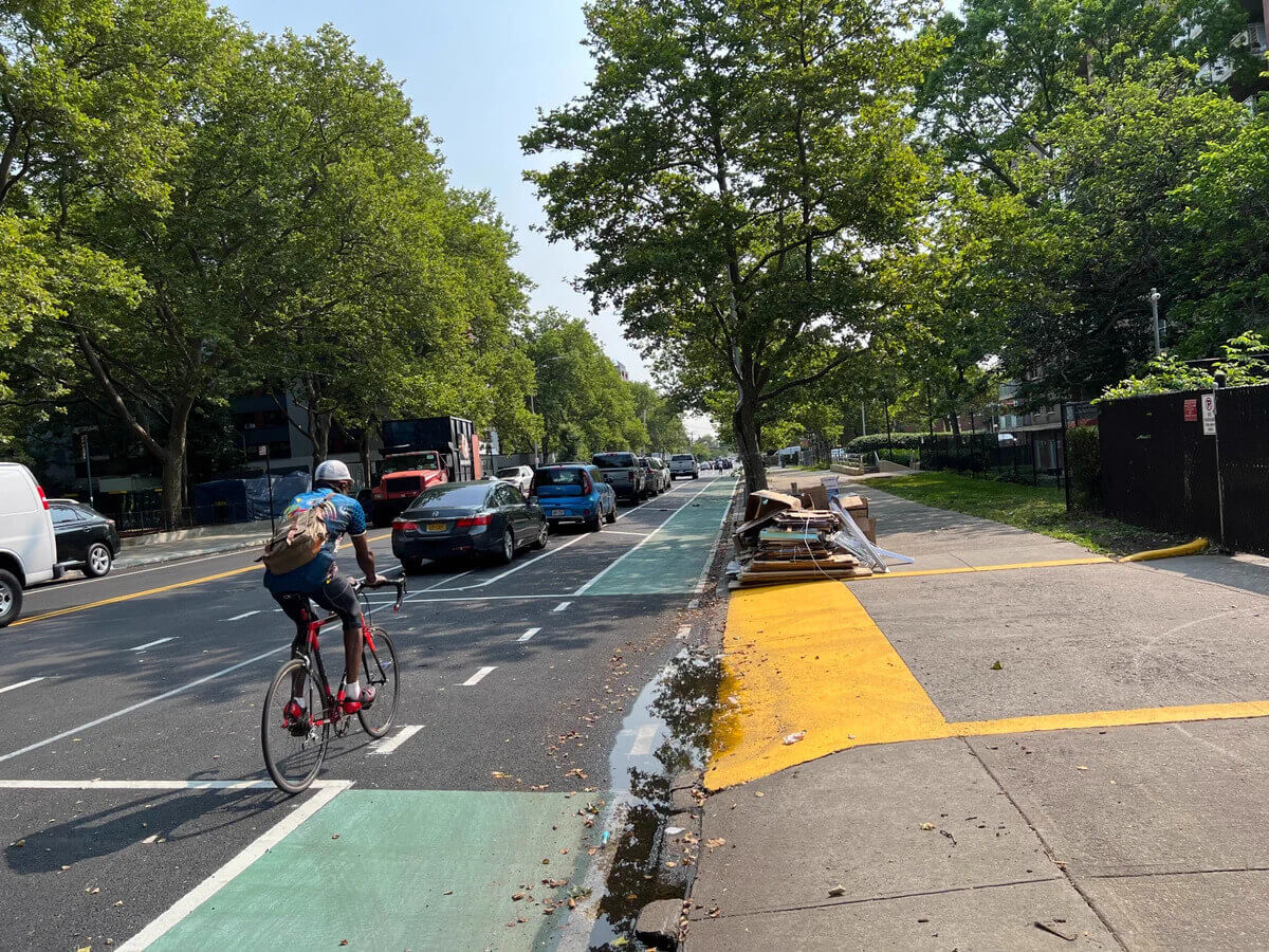 Protected Bike Lanes in East New York Almost Complete Brownstoner