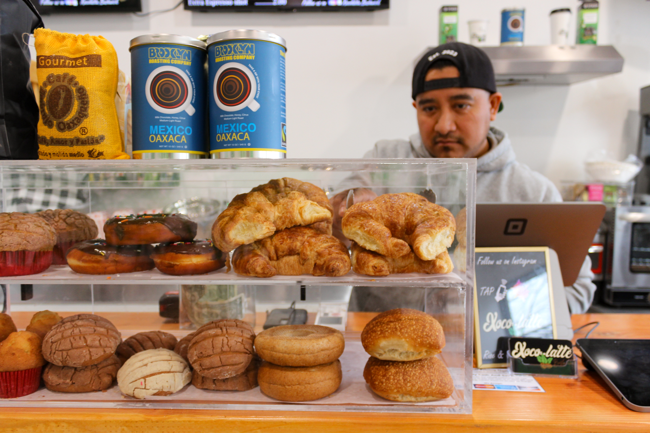 view of pastries on the counter