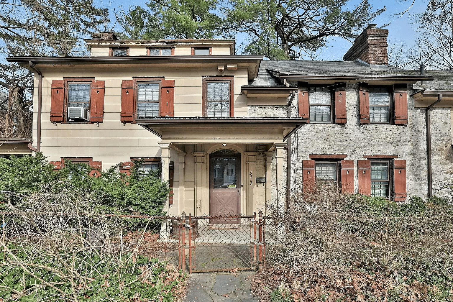 bronx - haldey house exterior with frame and stone sections