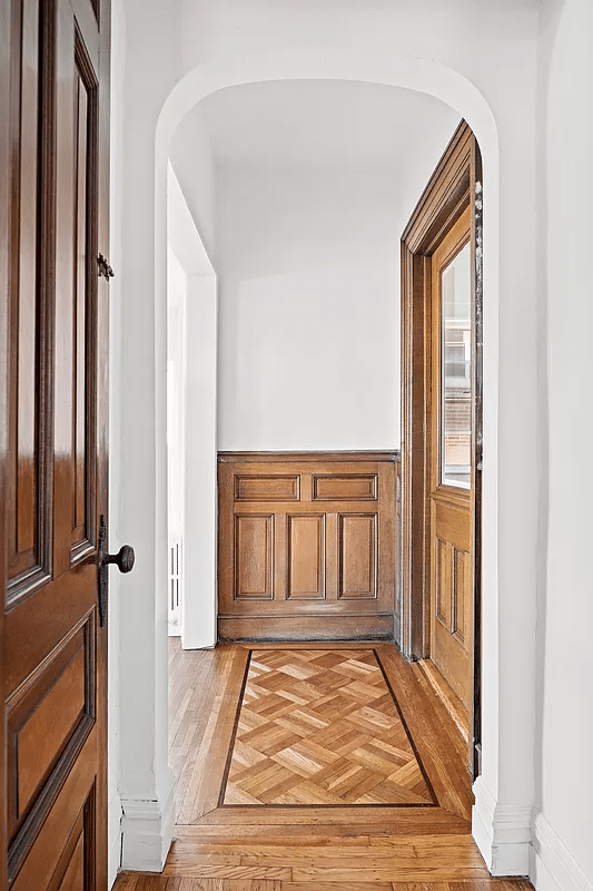 entrance hall with wainscoting