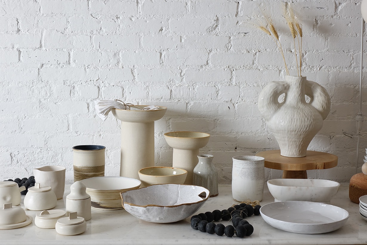 nycxdesign - white pottery