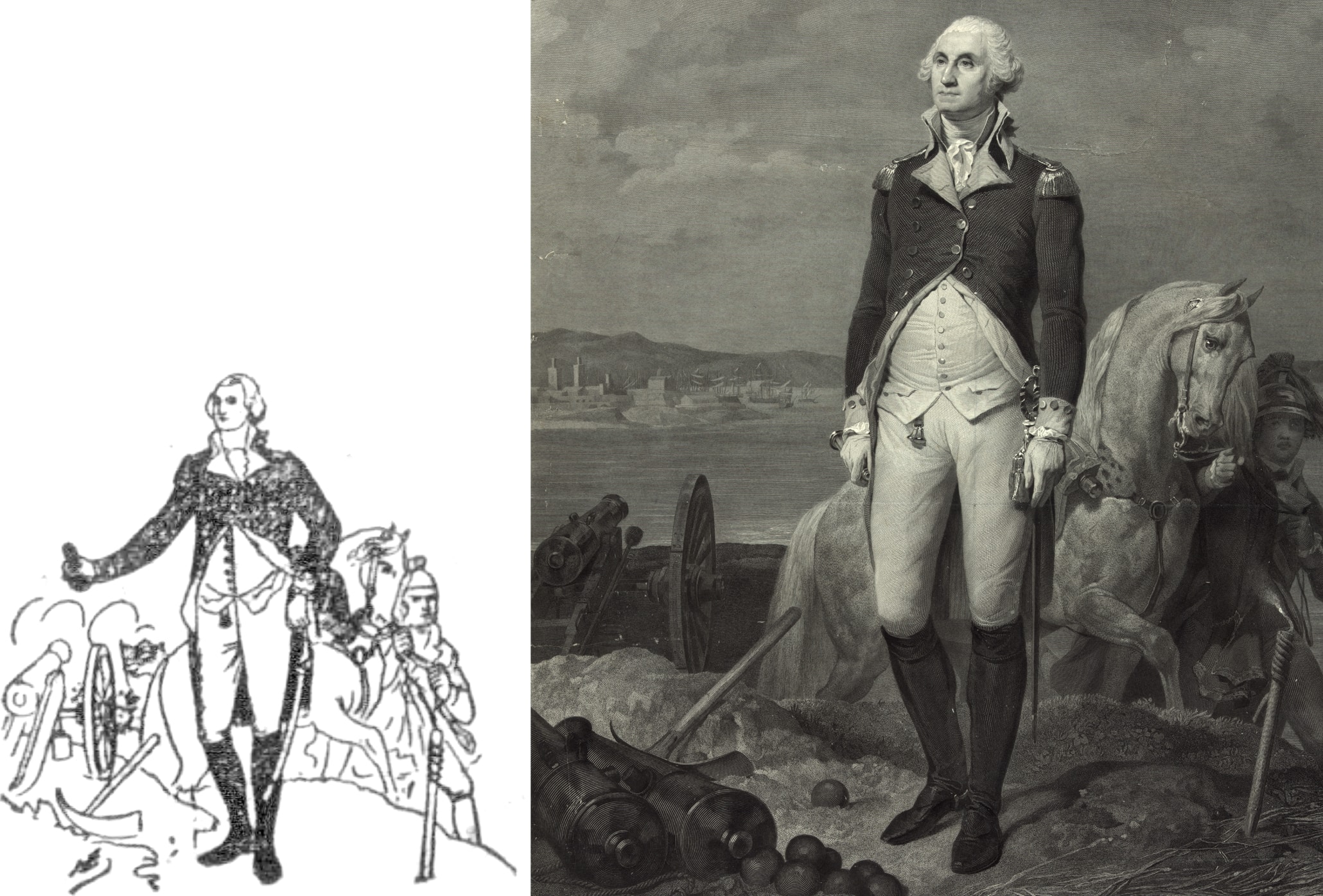 full length portraits of george washington