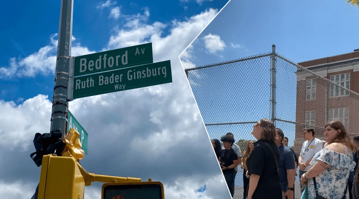 the street sign