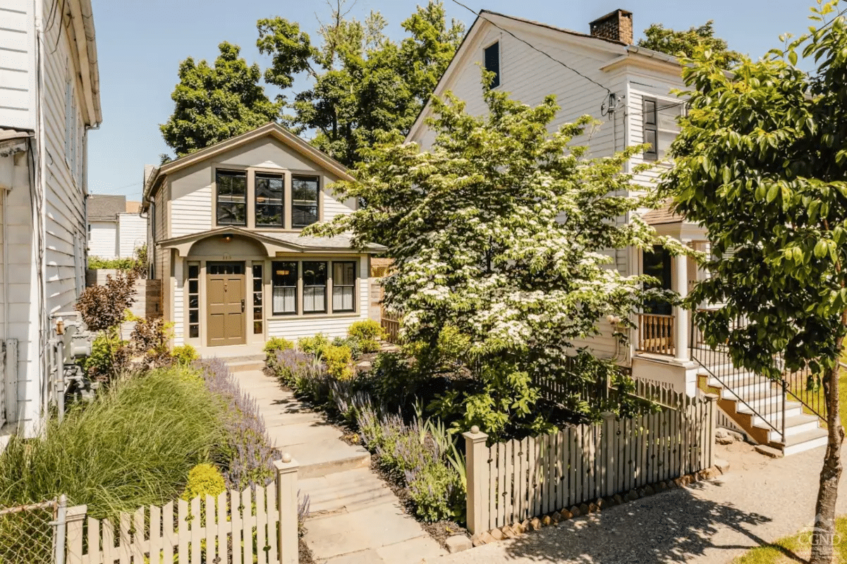 kingston - gable front cottage with garden in front