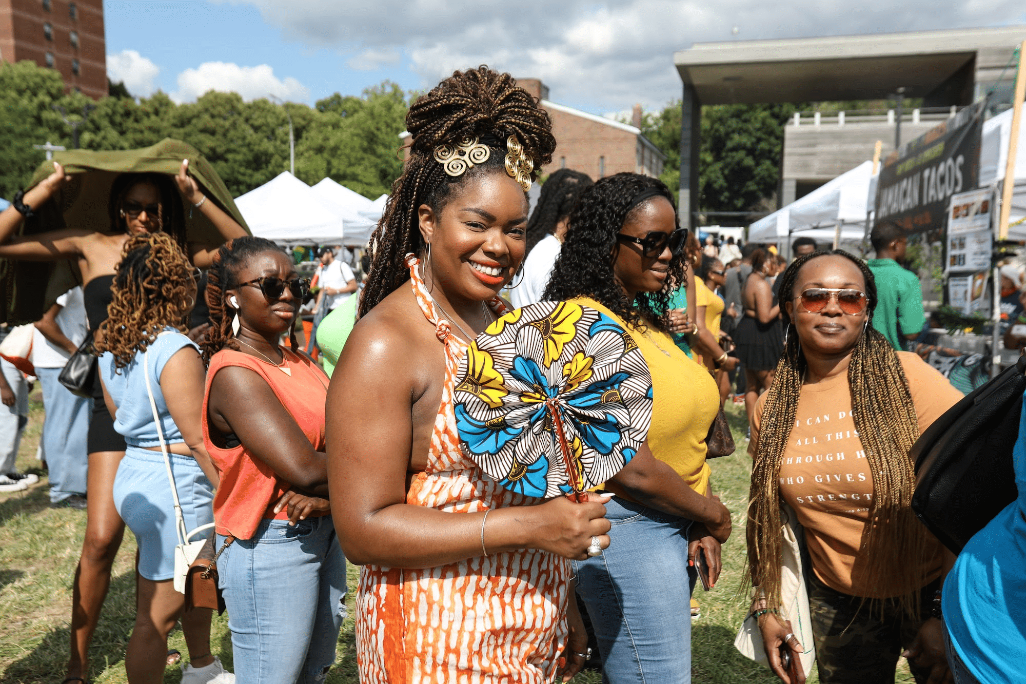 Juneteenth - people at a Juneteenth festival at Weeksville