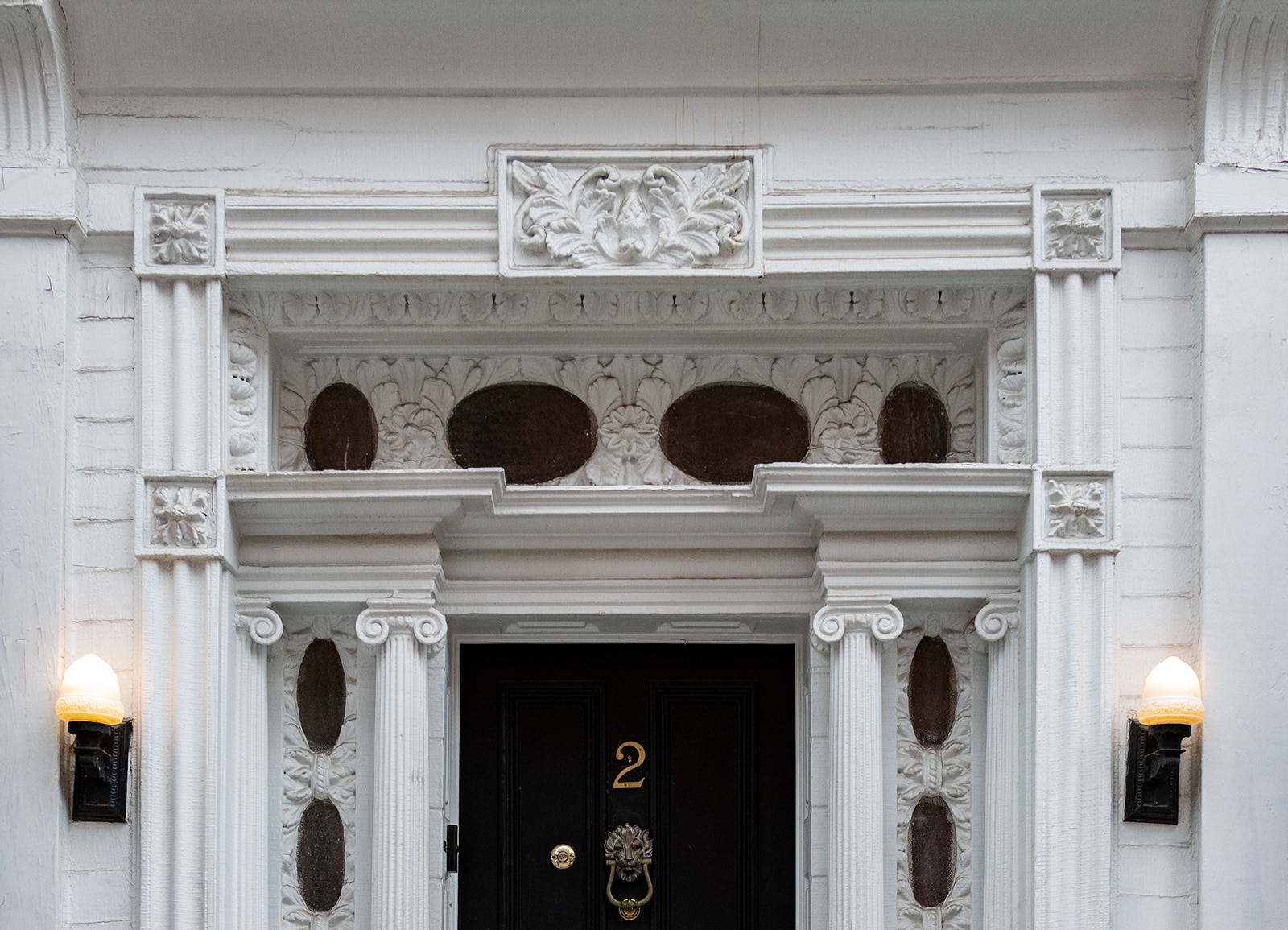 doorway with sidelights