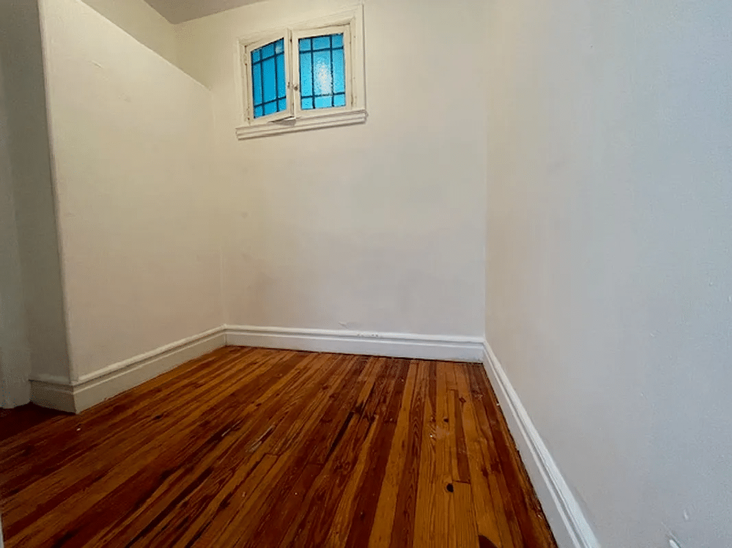 bedroom with small window