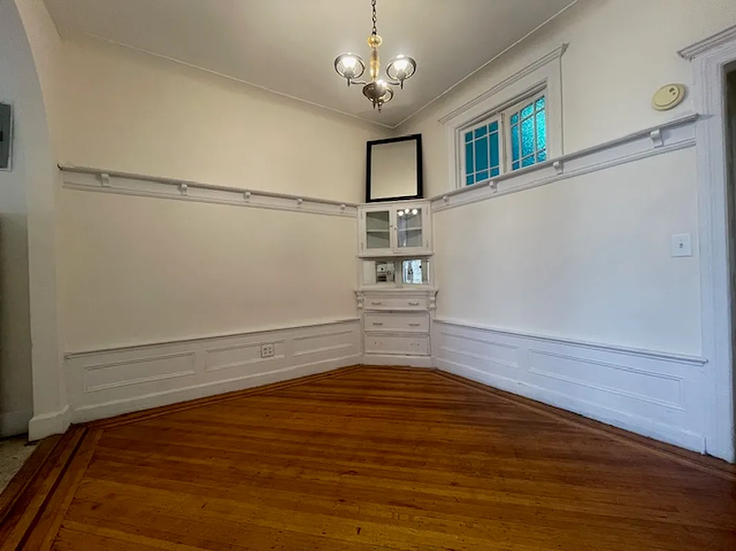 park slope - dining room with corner built-in