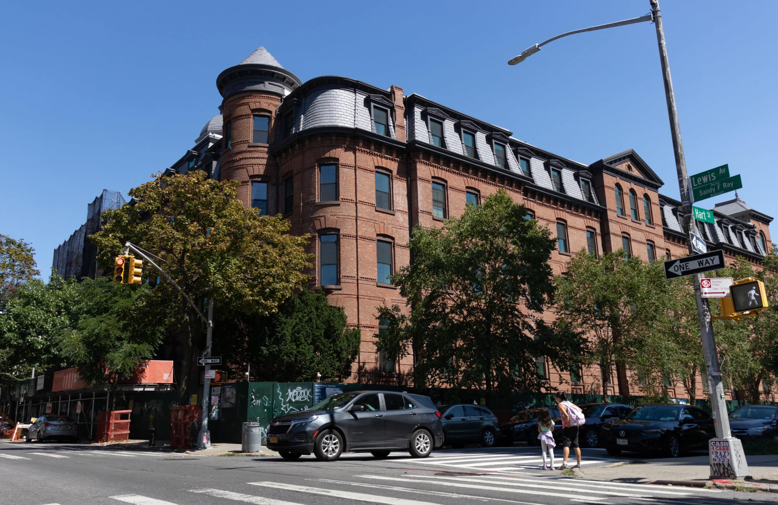 bed stuy - historic mansard roofed structure