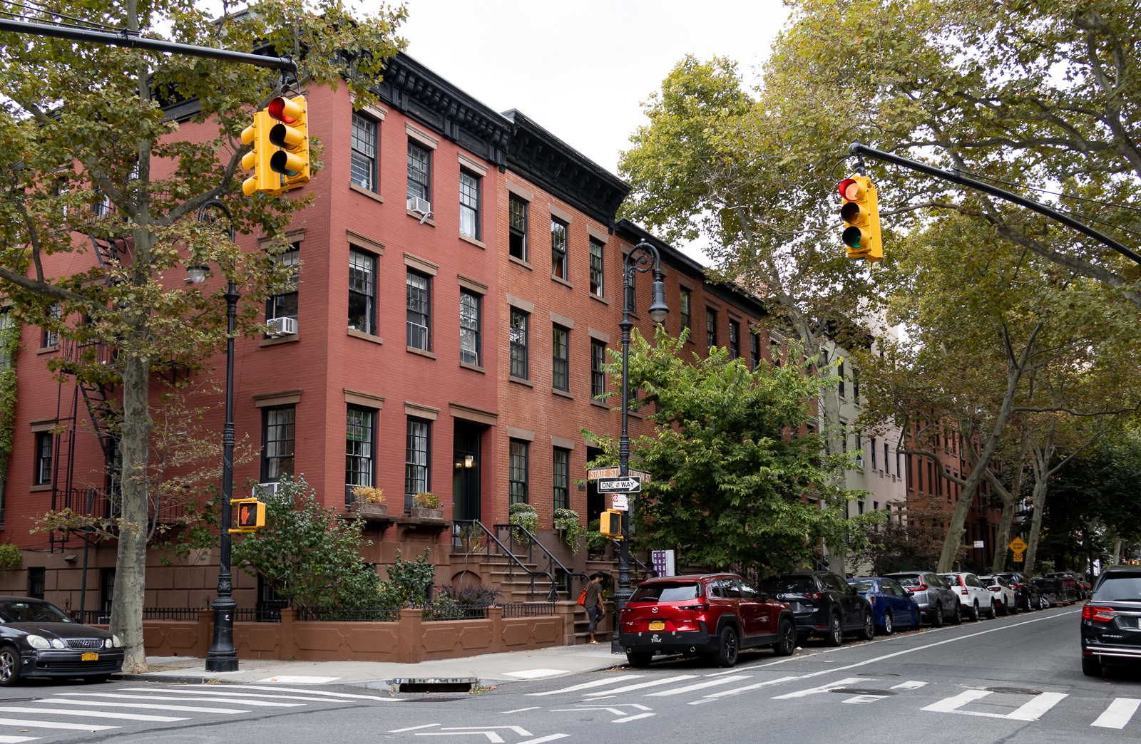 brick row houses