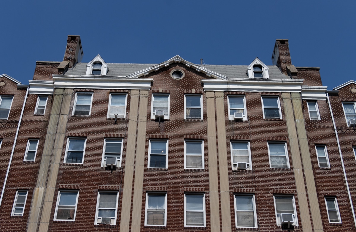 roofline with dormers and pilasters