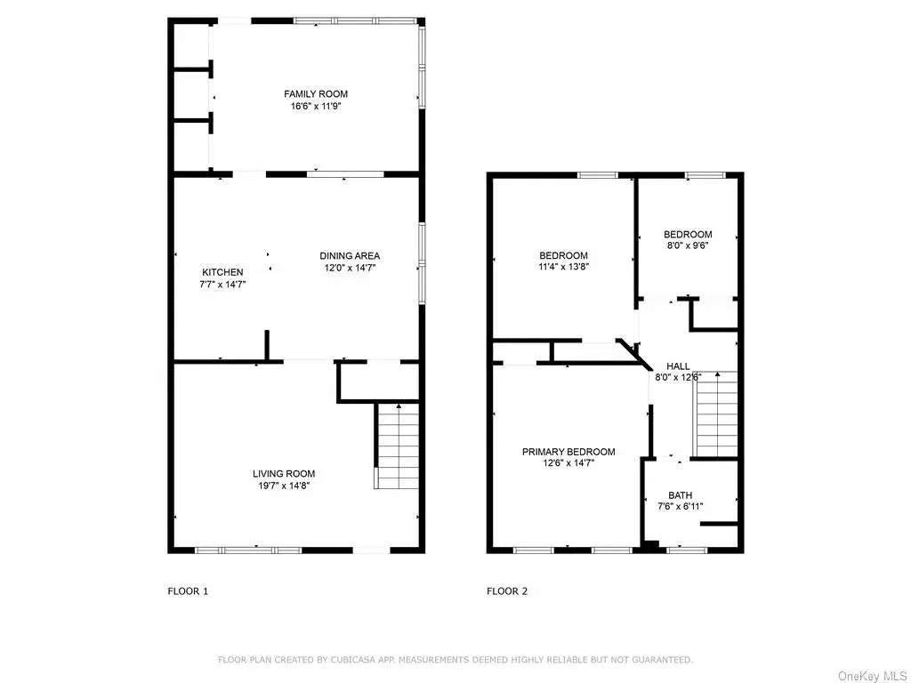 floorplan showing three bedrooms and a full bath upstairs