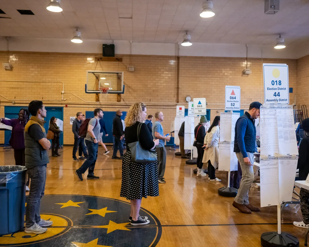 Brooklynites flocked to the polls to cast their vote in the 2024 General Election on Nov. 5.