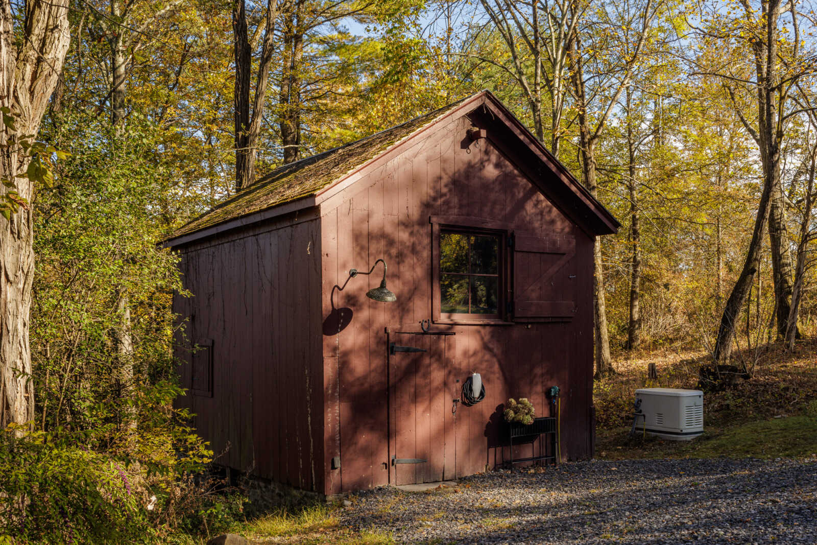 barn with window