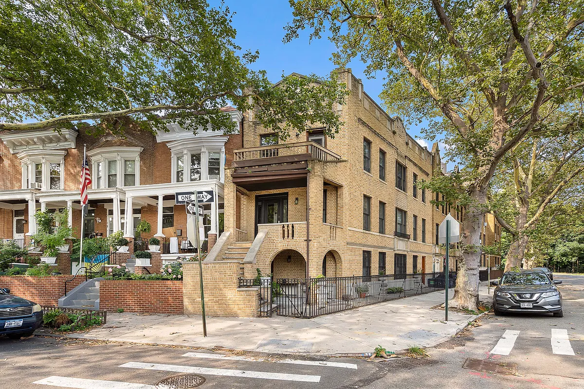 brooklyn - brick two-family on a corner lot