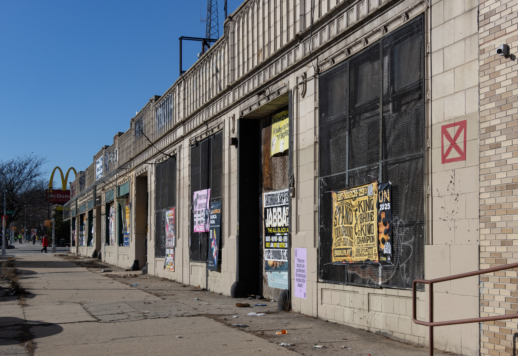 empty storefronts