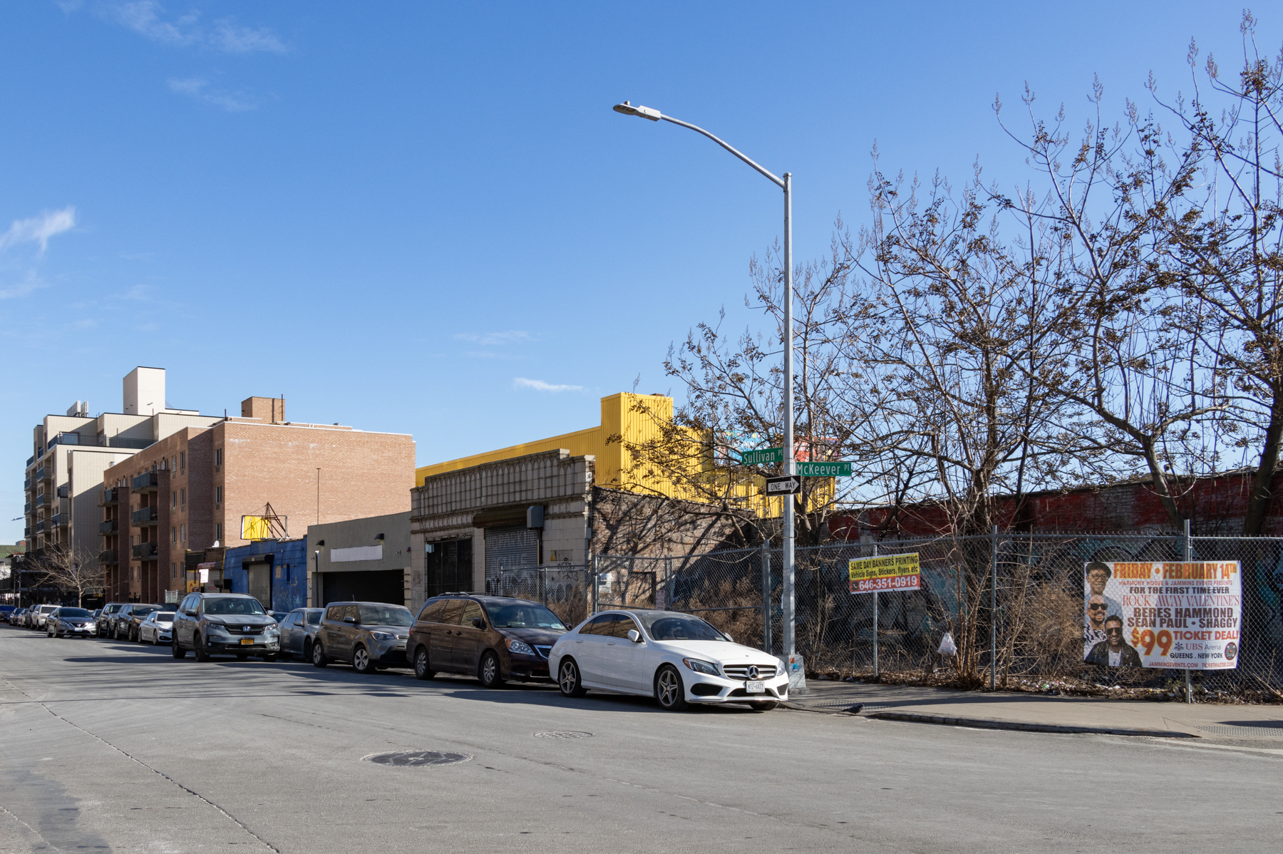 view of the sullivan avenue side of the block