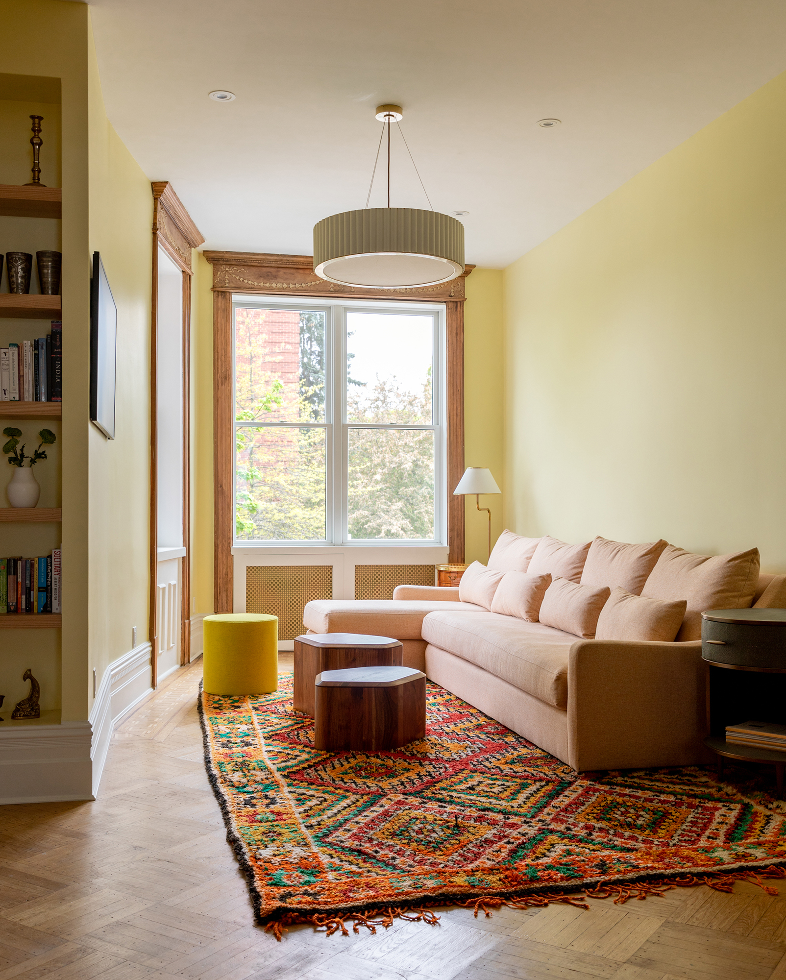 Yellow front room