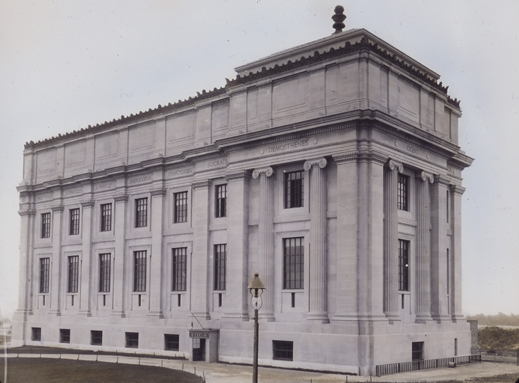 black and white photo of the west wing