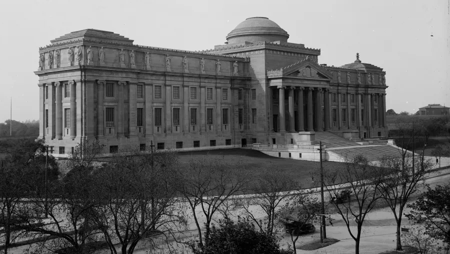 black and white exterior 